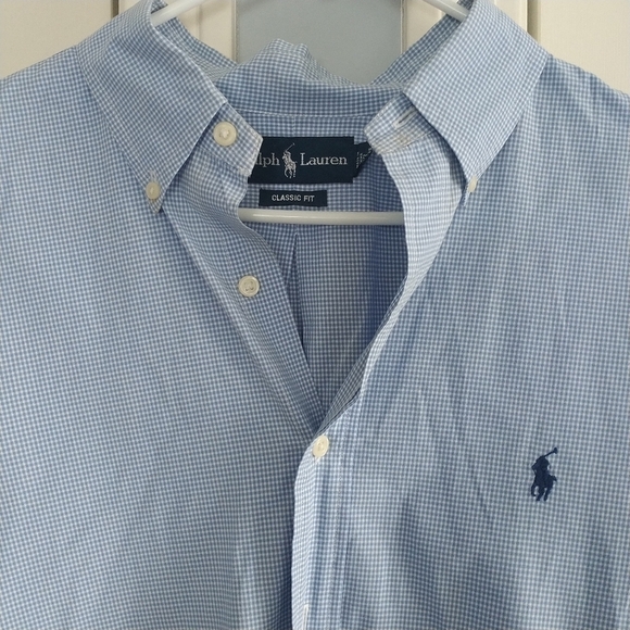 Ralph Lauren Classic Fit Button Down Oxford Shirt 17 34/35 - Picture 2 of 10